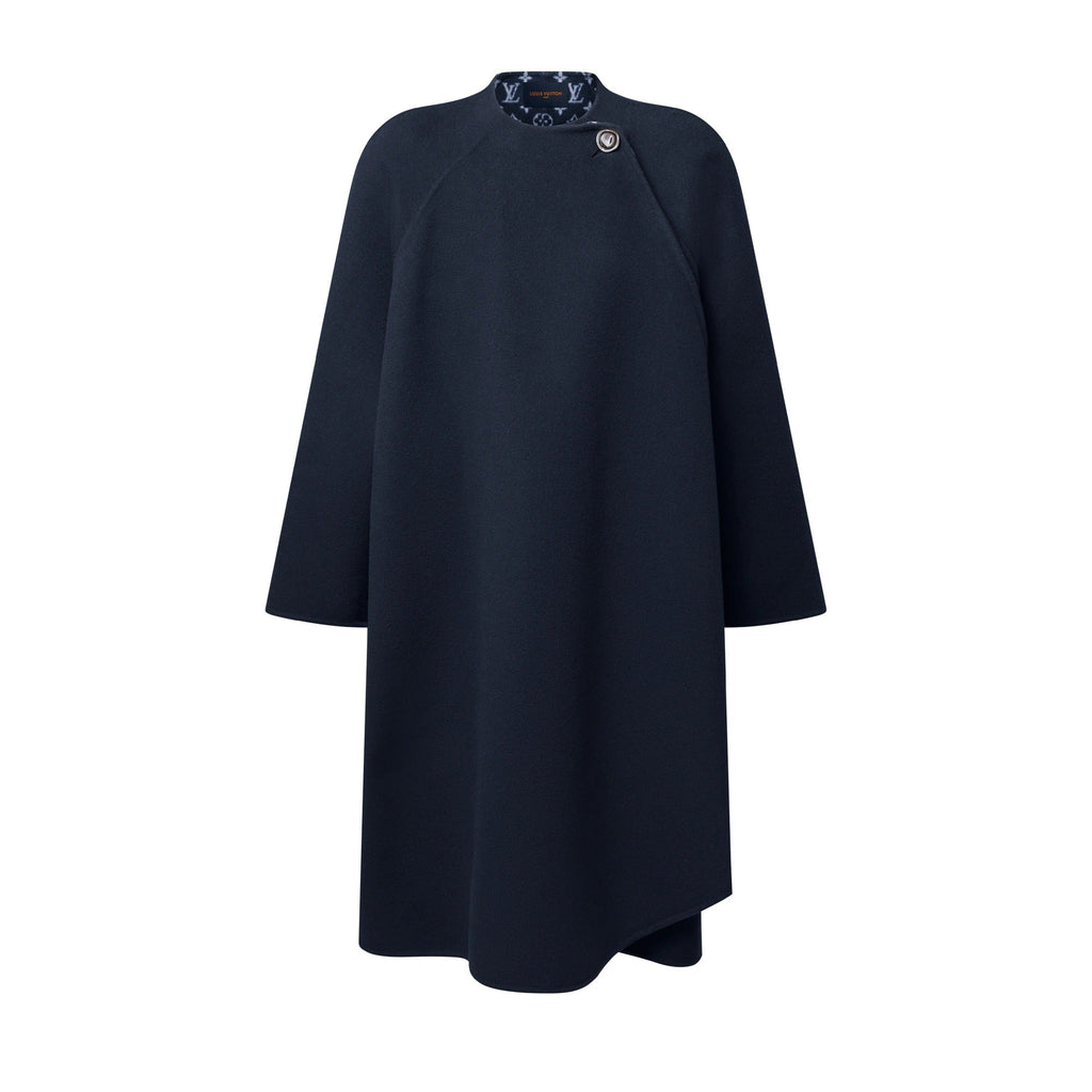 Drape Front Long Coat
