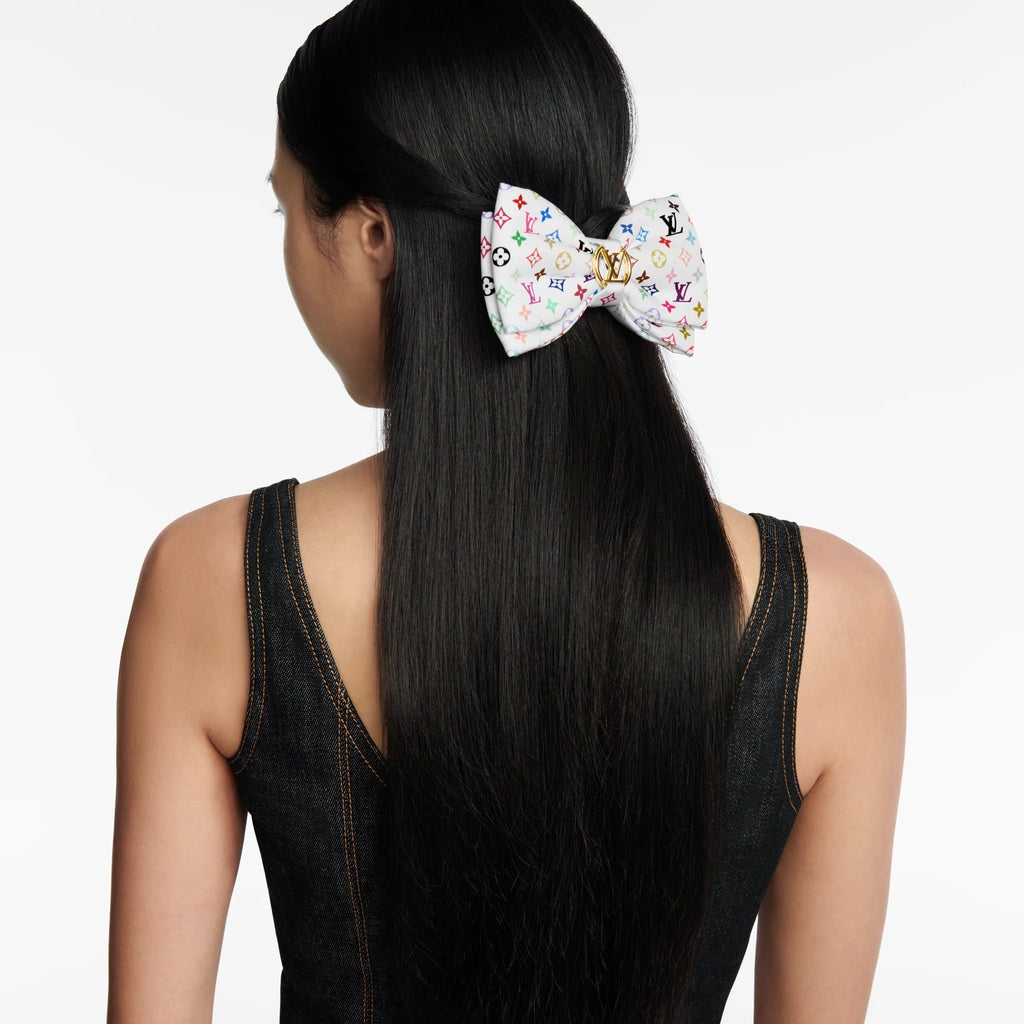 LV x TM Monogram Multicolor Bow Barrette