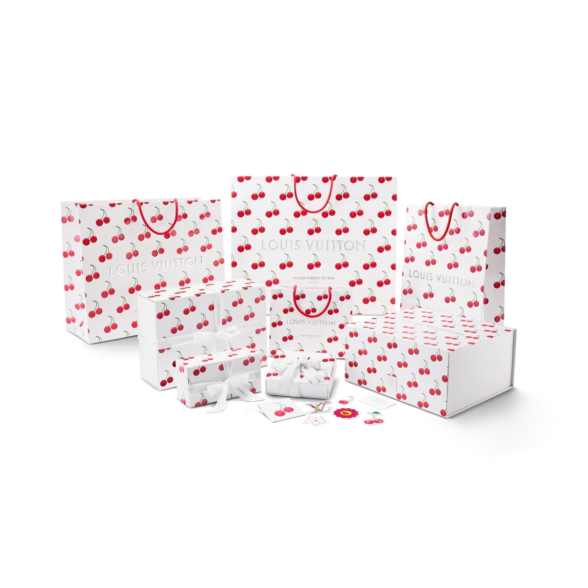 LV x TM Coffret Accessoires Cherry