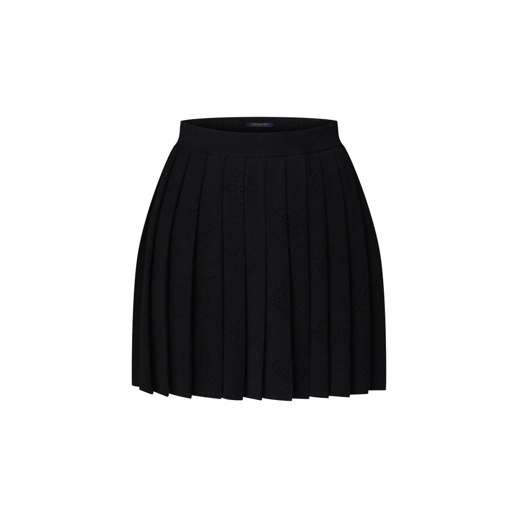 Pleated Mahina Knit Skirt
