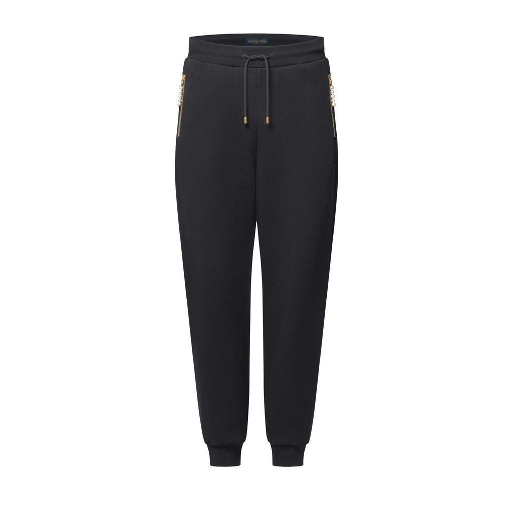 Embroidered Jersey Jogpants