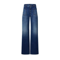 Flared Patch Pocket Jeans