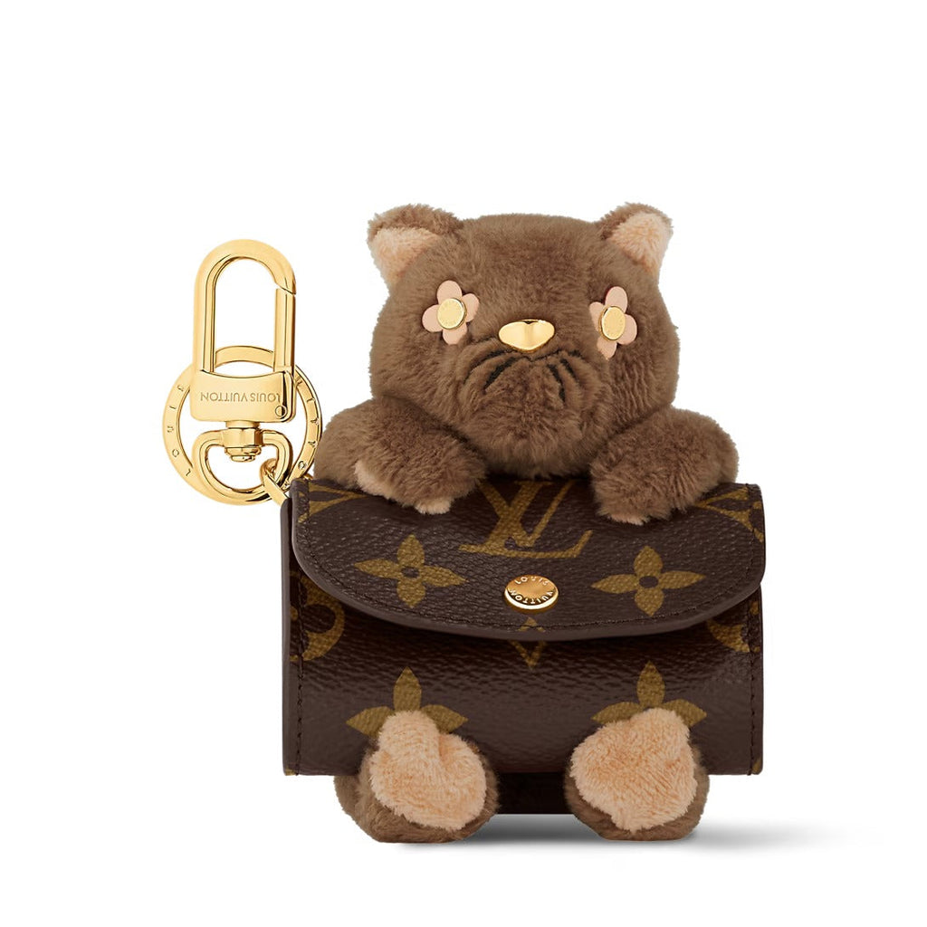 LV Cute Cat Pouch Earphone Case