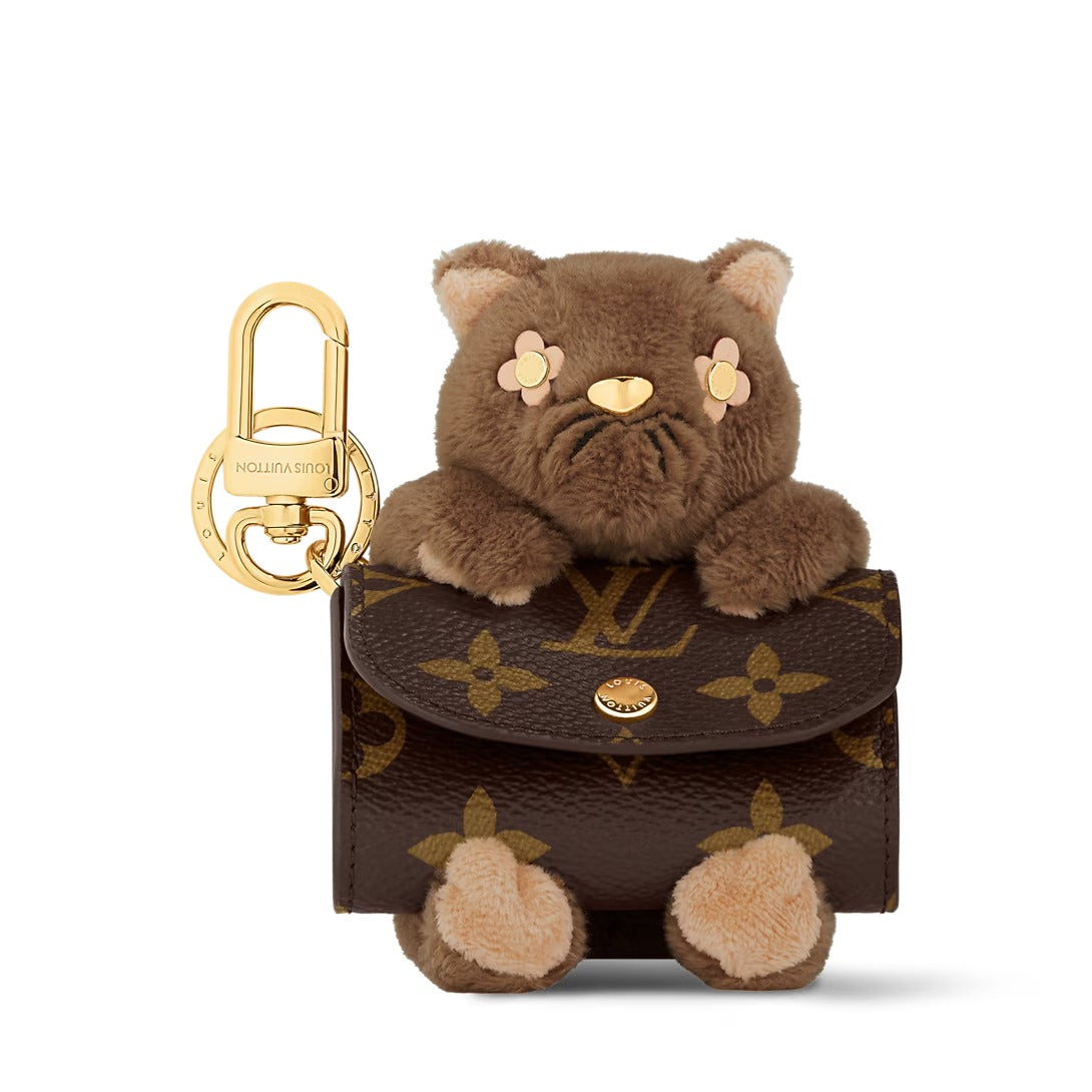 LV Cute Cat Pouch Earphone Case