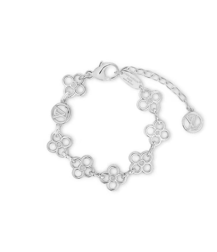 LV Charms Silver Bracelet