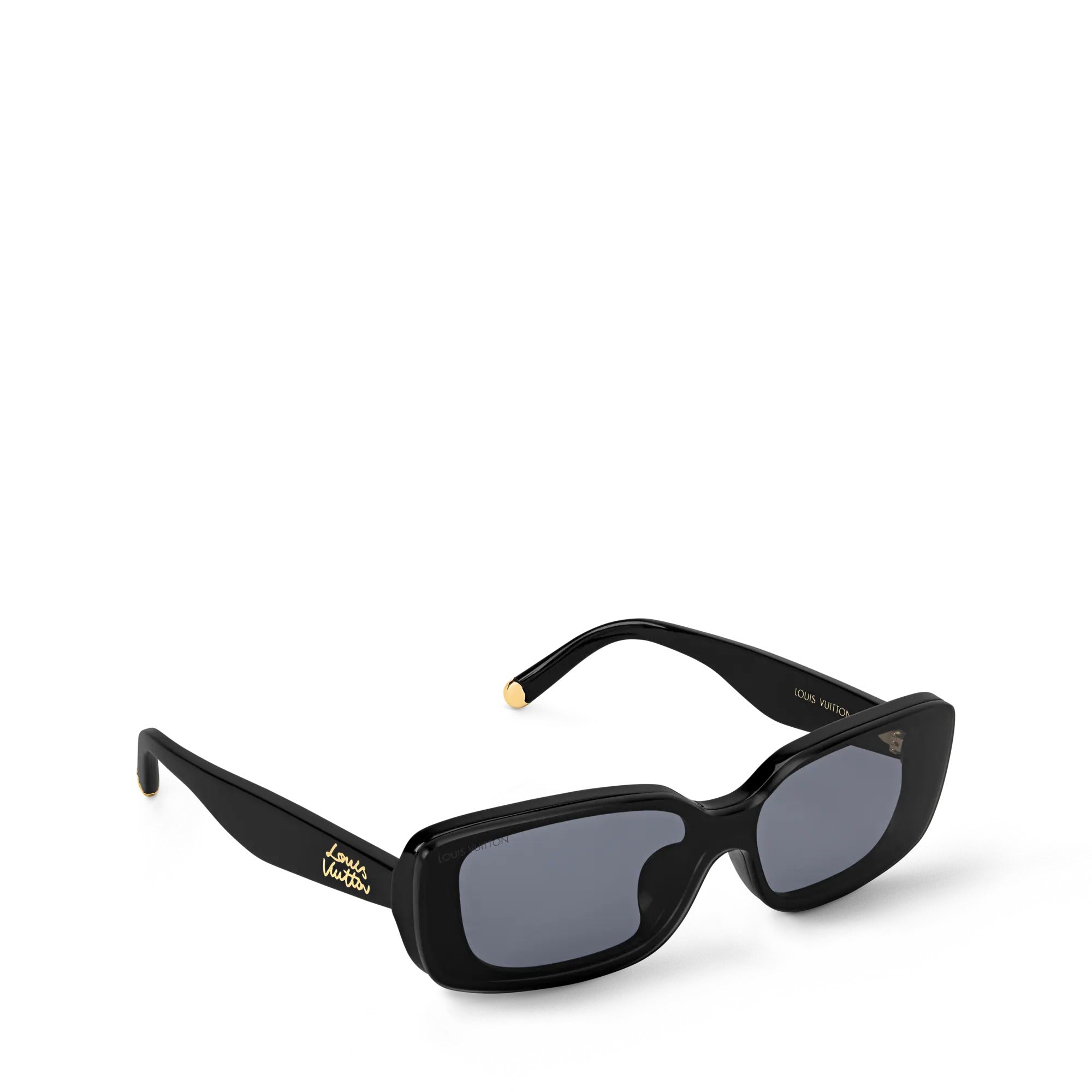 LV Script Low Rectangle Sunglasses