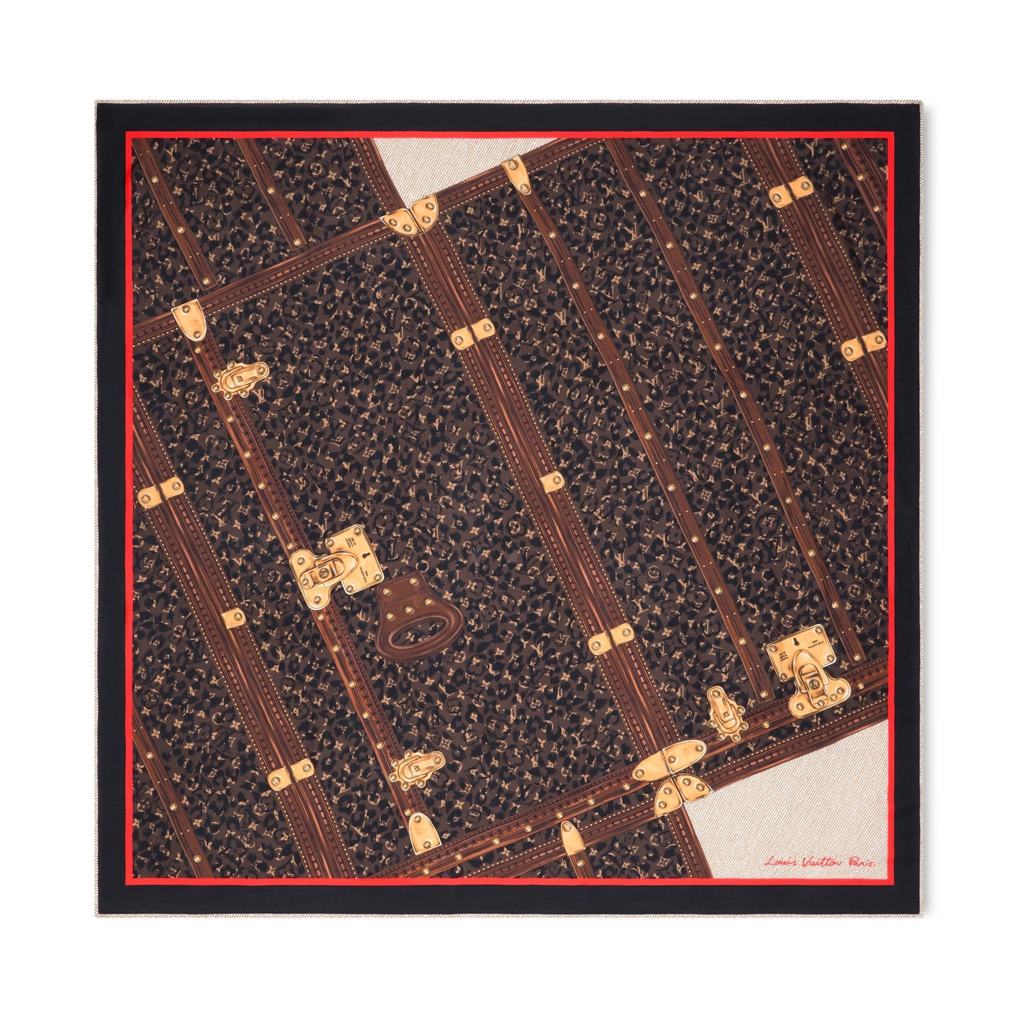 LV Safari Trunk Shawl