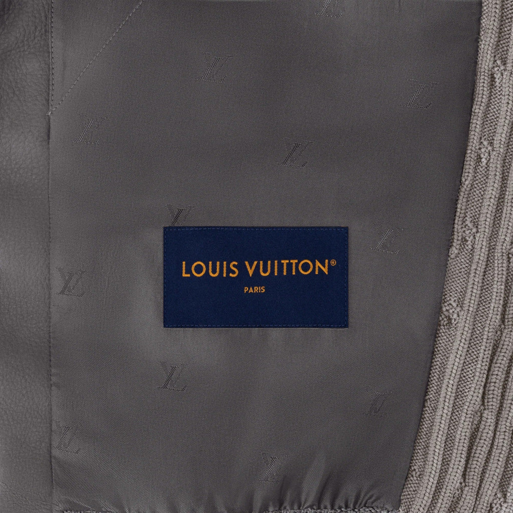 Mixed Suede And Knit Blouson