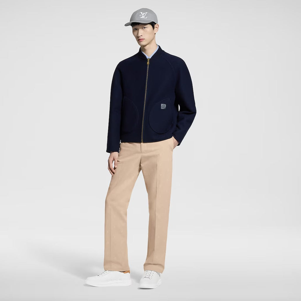 LV Blason Cotton Jacquard Chino Pants