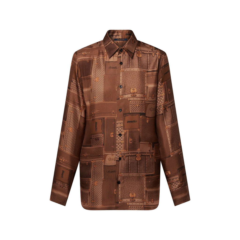 Trunk Print Silk Shirt