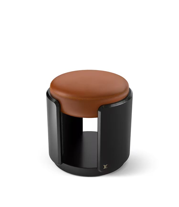 Celeste Stool - Black Lacquer