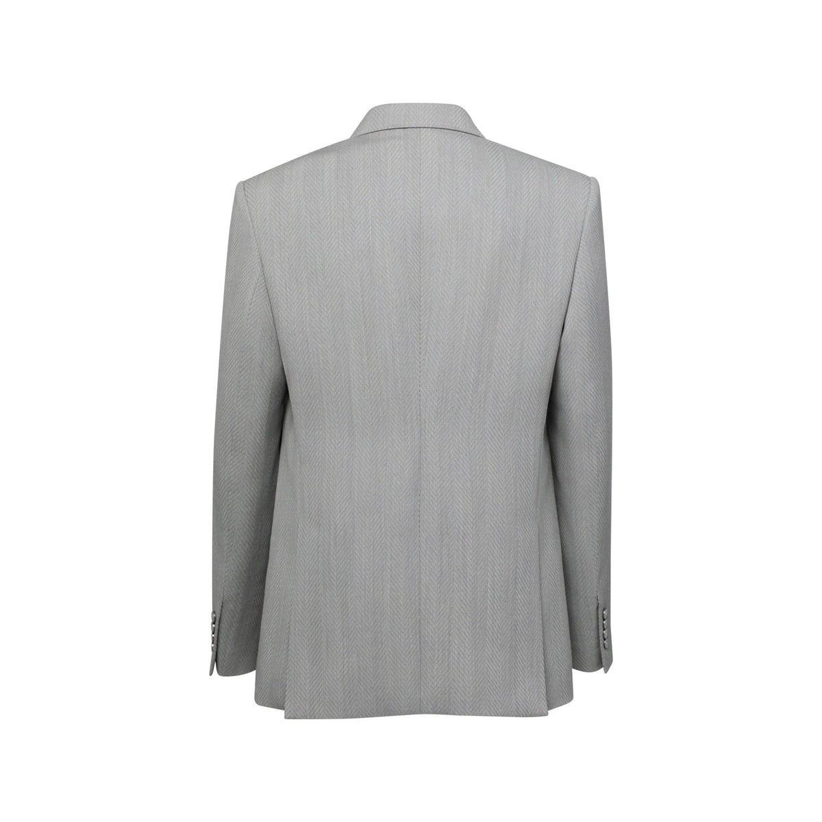 Relaxed Reflective Double-Breasted Jacket