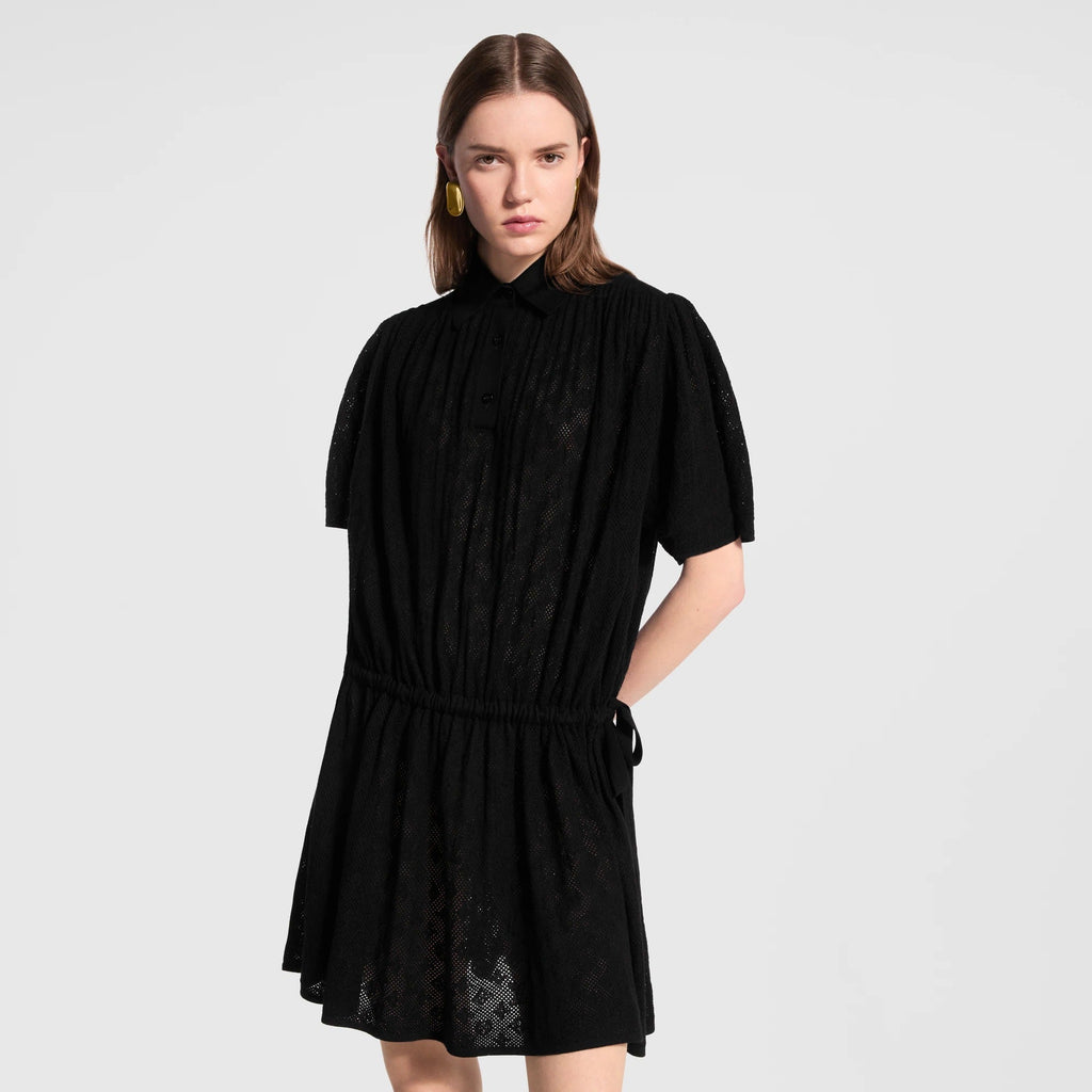 Monogram Mesh Dress