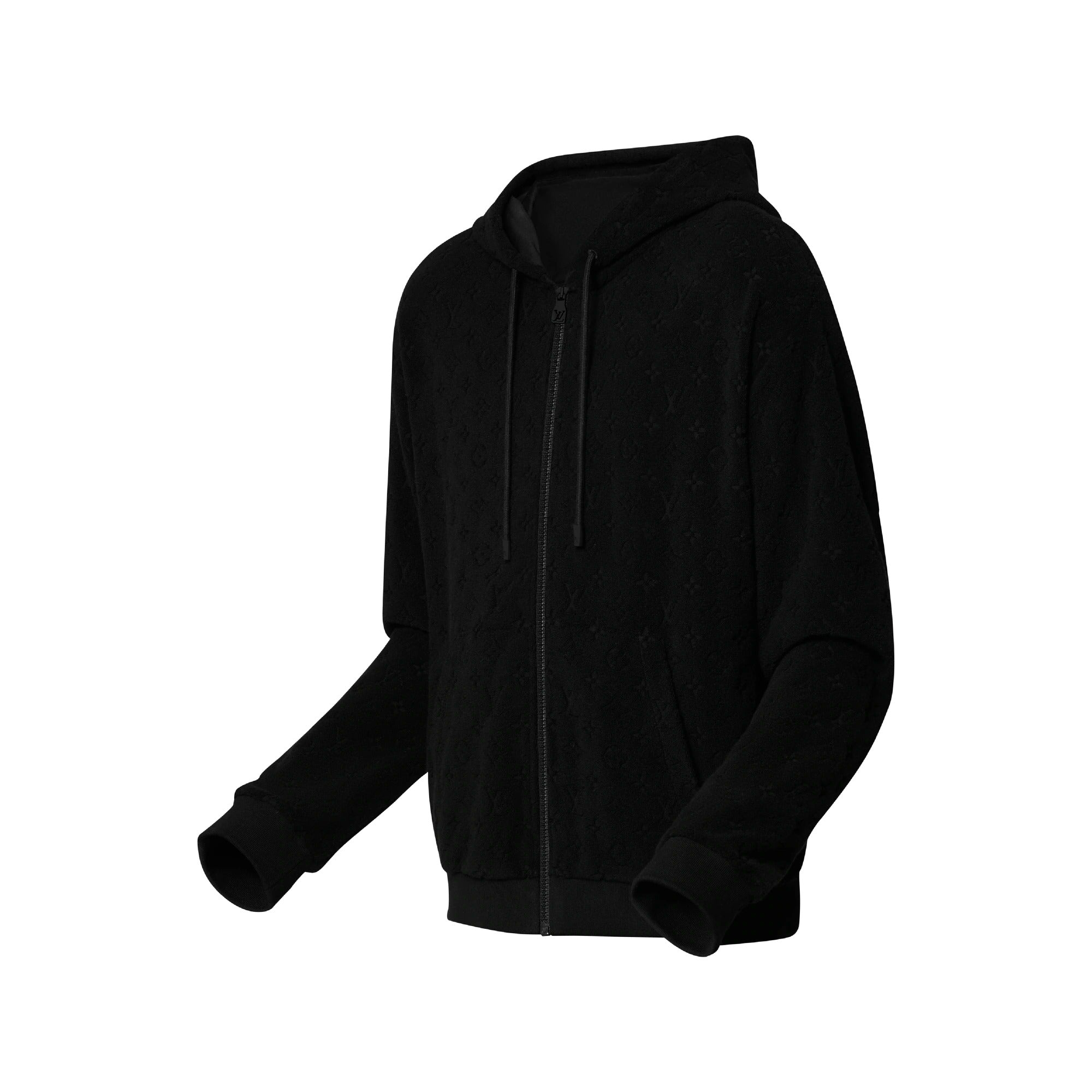 Monogram Terry Zip-Through Hoodie