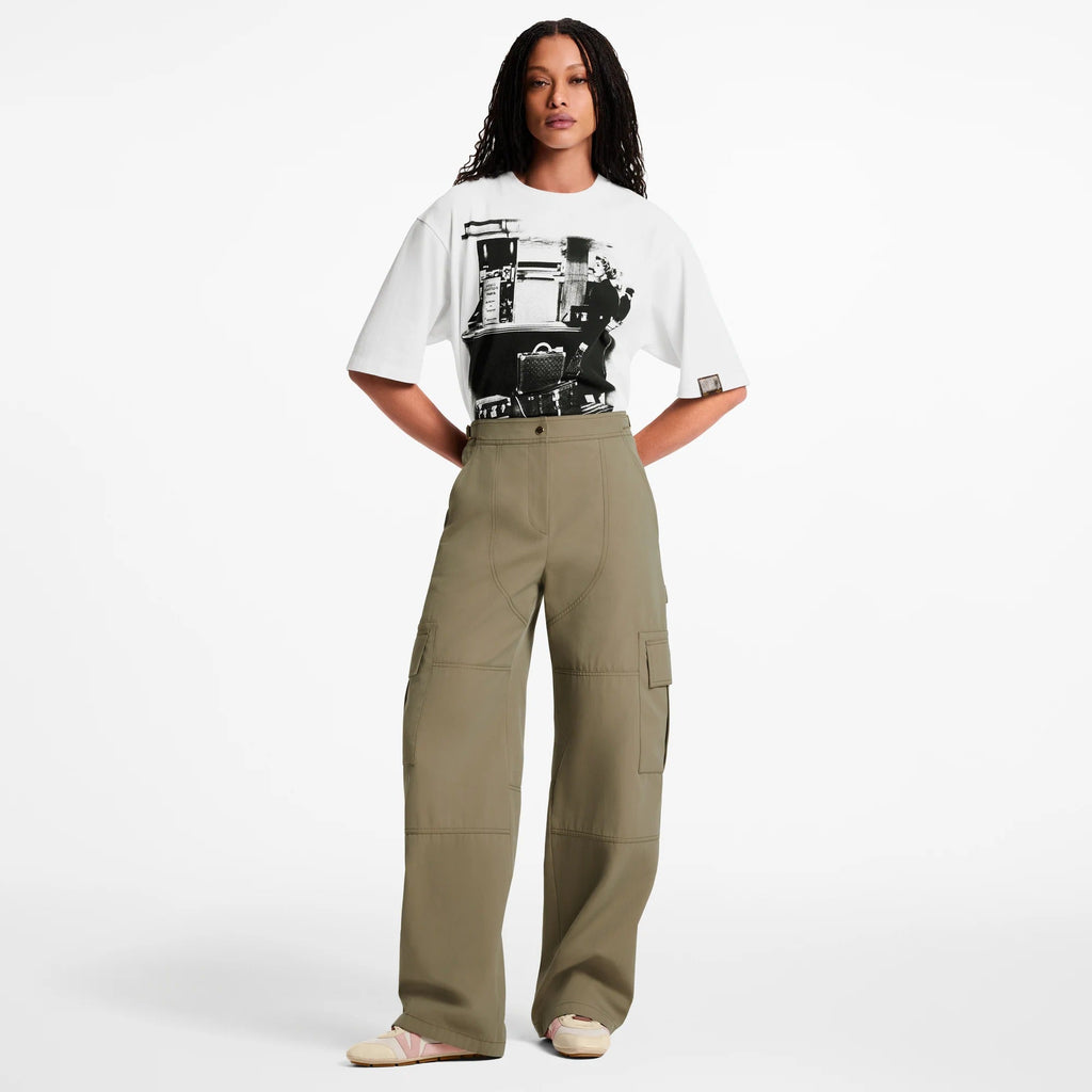 Wide-Leg Cargo Pants