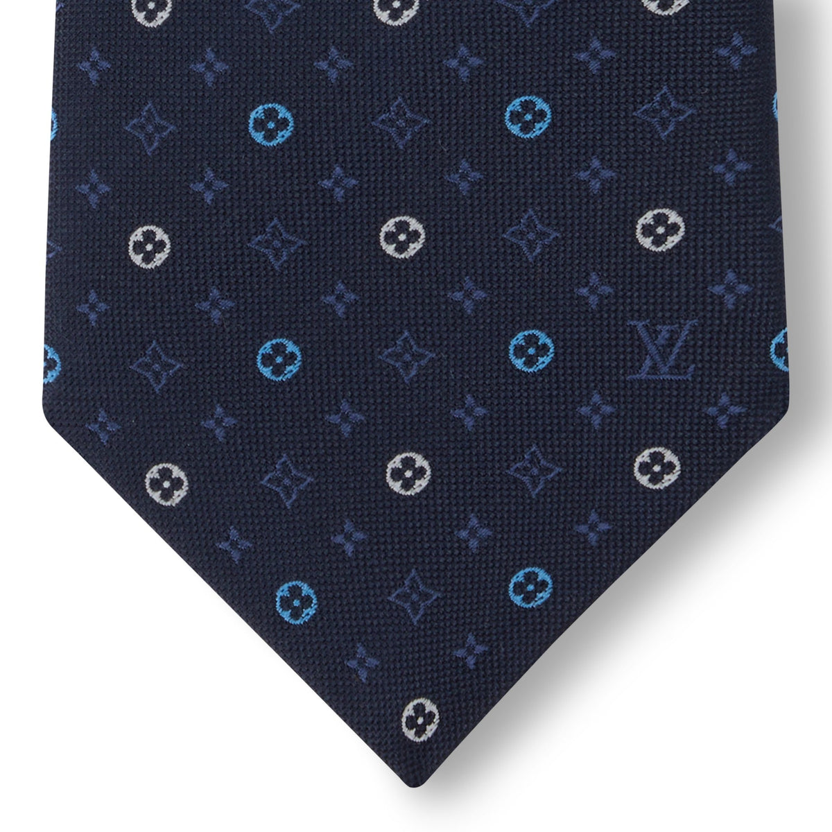 Monogram Flower Tie