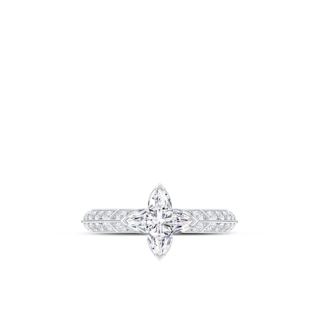 LV Diamonds Pavé Solitaire, LV Monogram Star cut