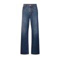 Monogram Washed Denim Skate Pants