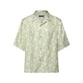 Short-Sleeved Printed Silk Shirt