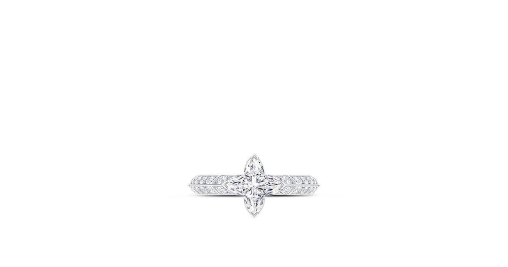 LV Diamonds Pavé Solitaire, LV Monogram Star Cut