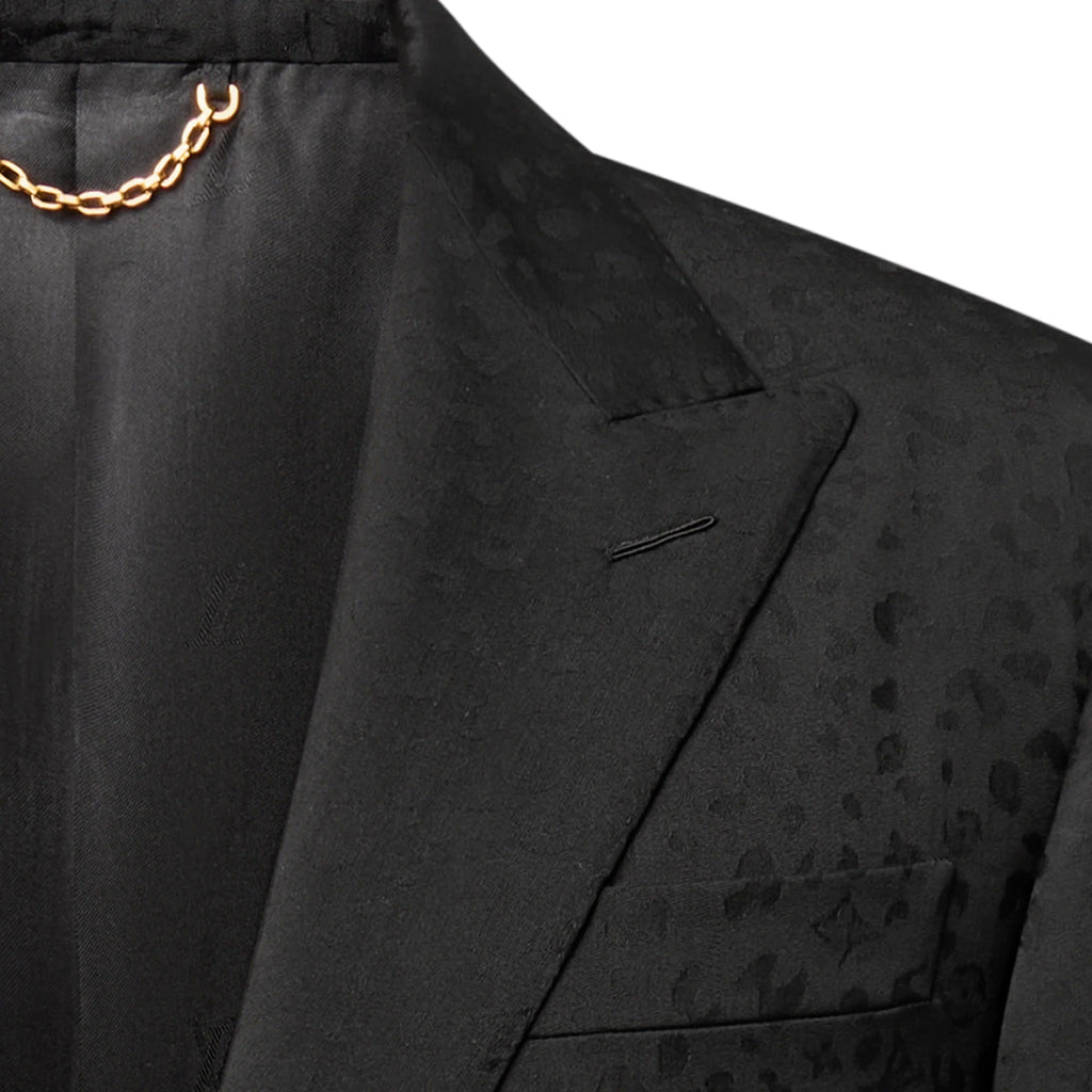 Satin Single-Breasted Pont Neuf Jacket