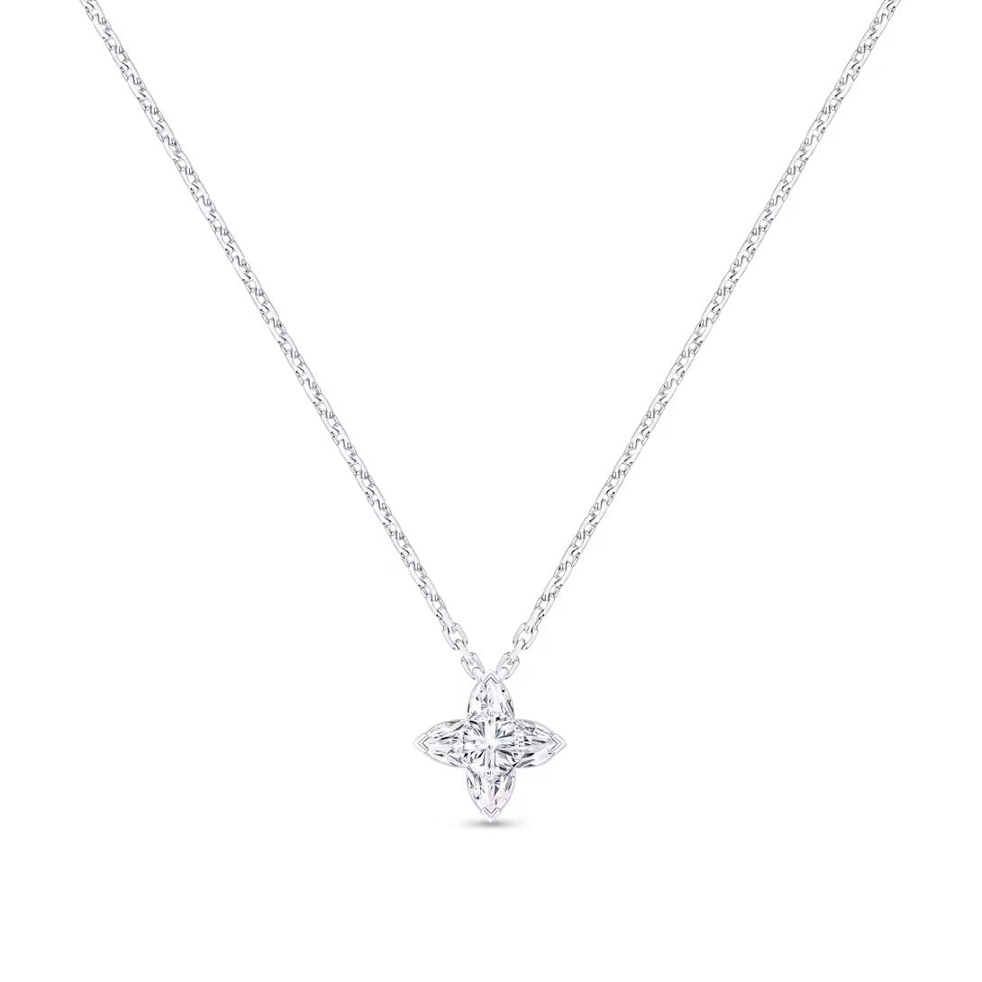 LV Diamonds Pendant, LV Monogram Star cut