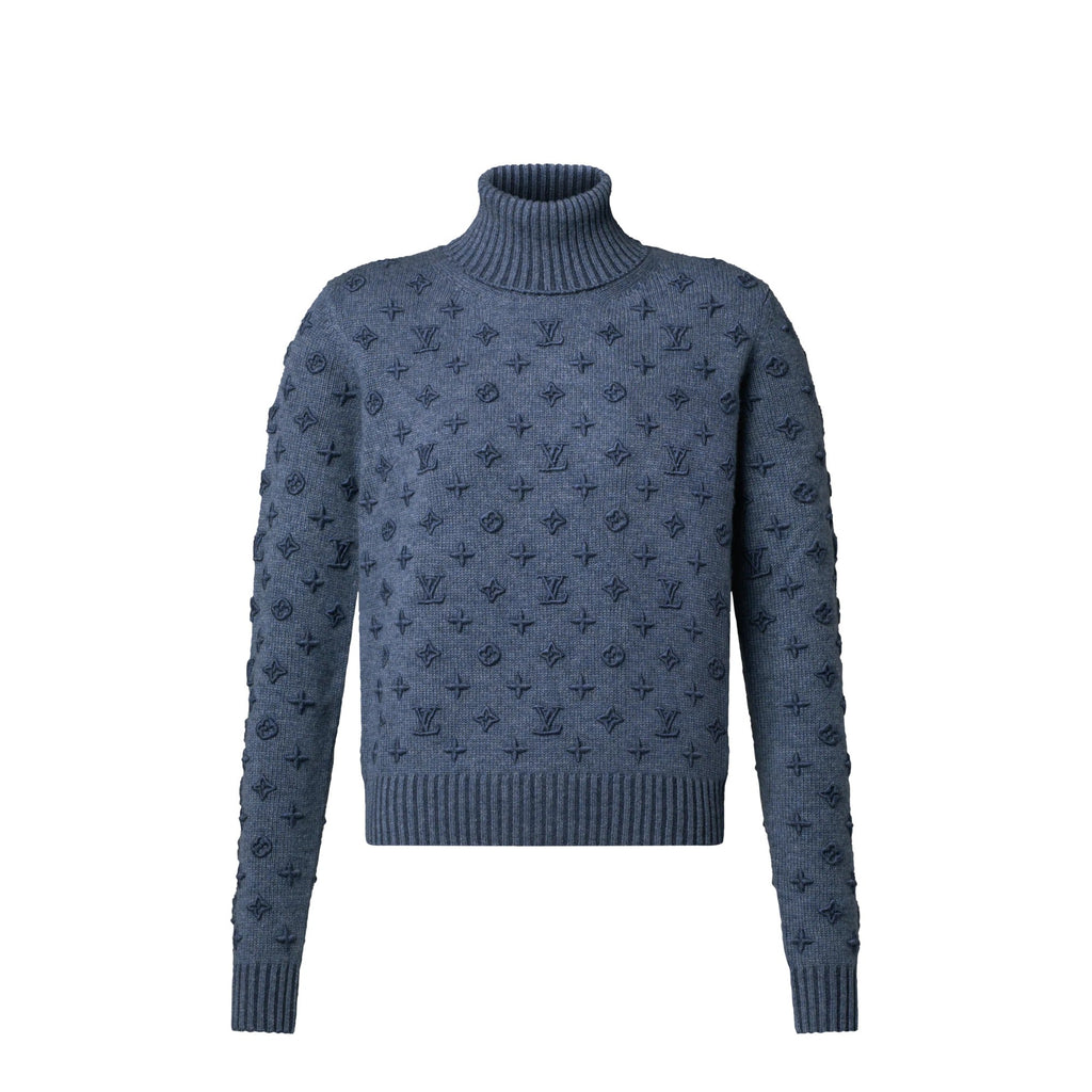 3D Signature Turtleneck Pullover