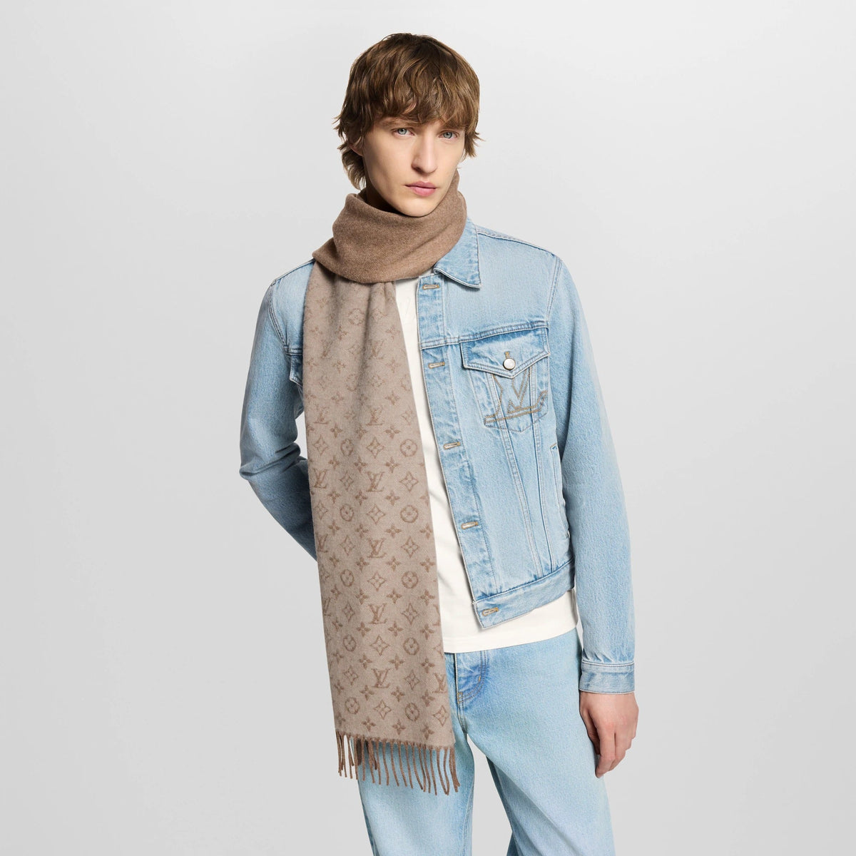 Monogram Gradient Scarf