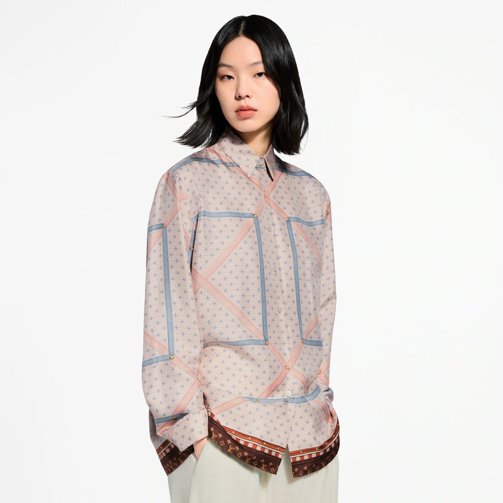 Trunk Print Silk Shirt
