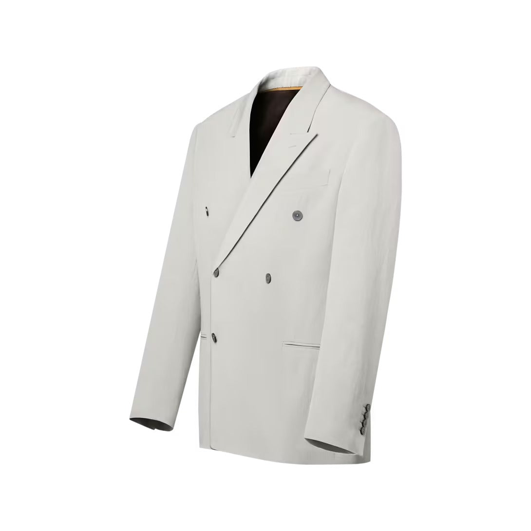Relaxed Double-Breasted Jacket