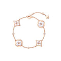 Color Blossom BB Star and Sun Multi-Motif Bracelet, Pink Gold, White Mother-of-Pearl and Diamonds