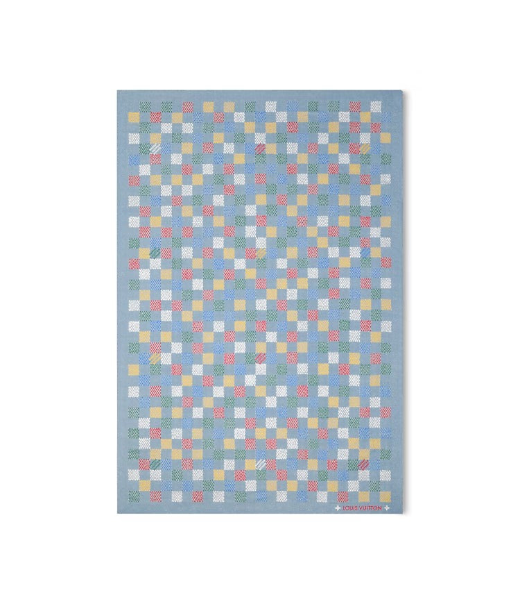 LV Vers Damier Denim Stole