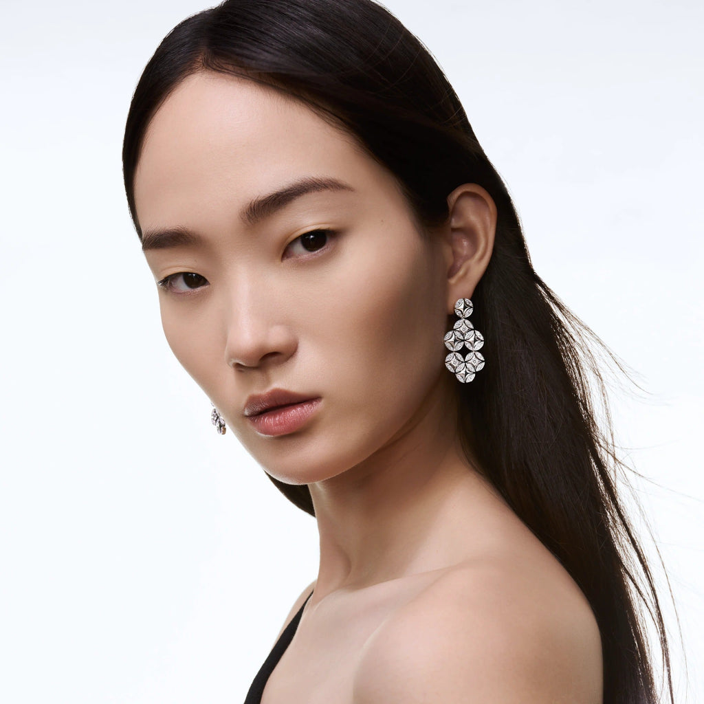Galaxie Earrings, White Gold and Diamonds