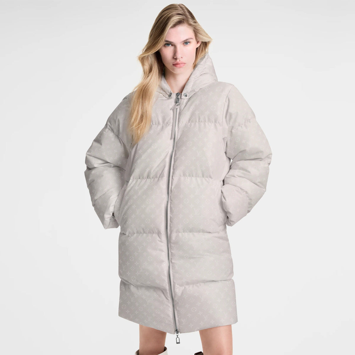 Long Monogram Puffer Jacket