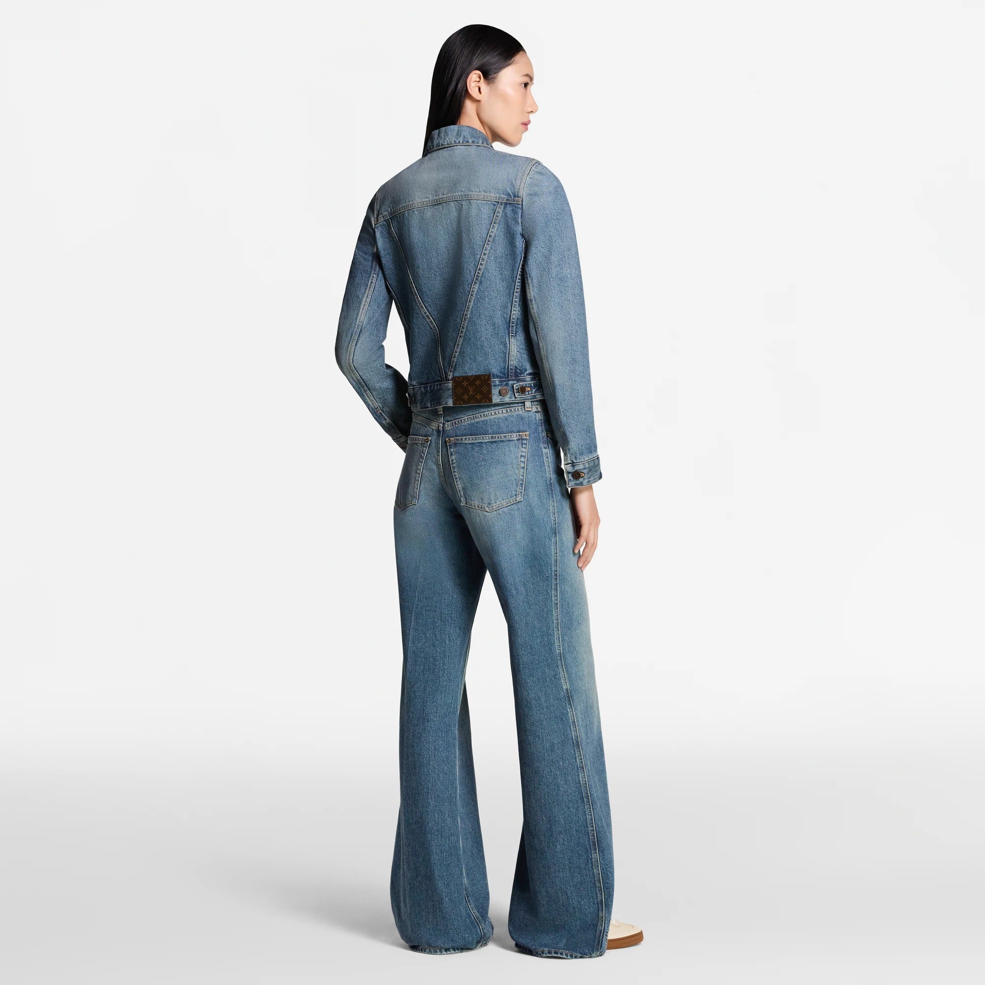 LV Patch Denim Jacket