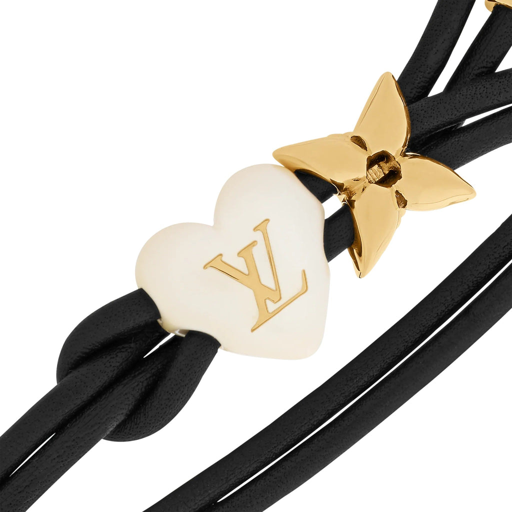 LV Bloom Pearl Heart Bracelet