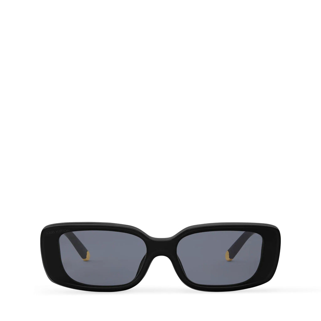 LV Script Low Rectangle Sunglasses