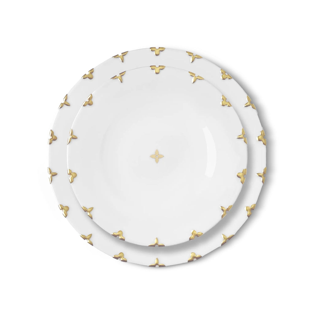 Flower Crown Set of 2 Dinner Plates