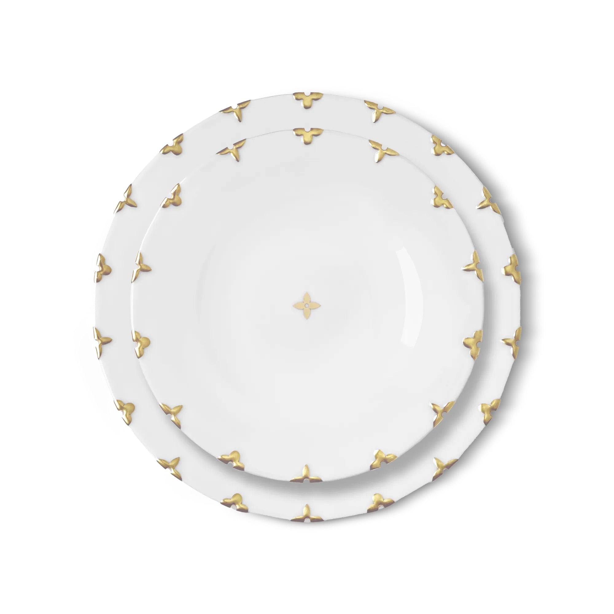 Flower Crown Set of 2 Dinner Plates