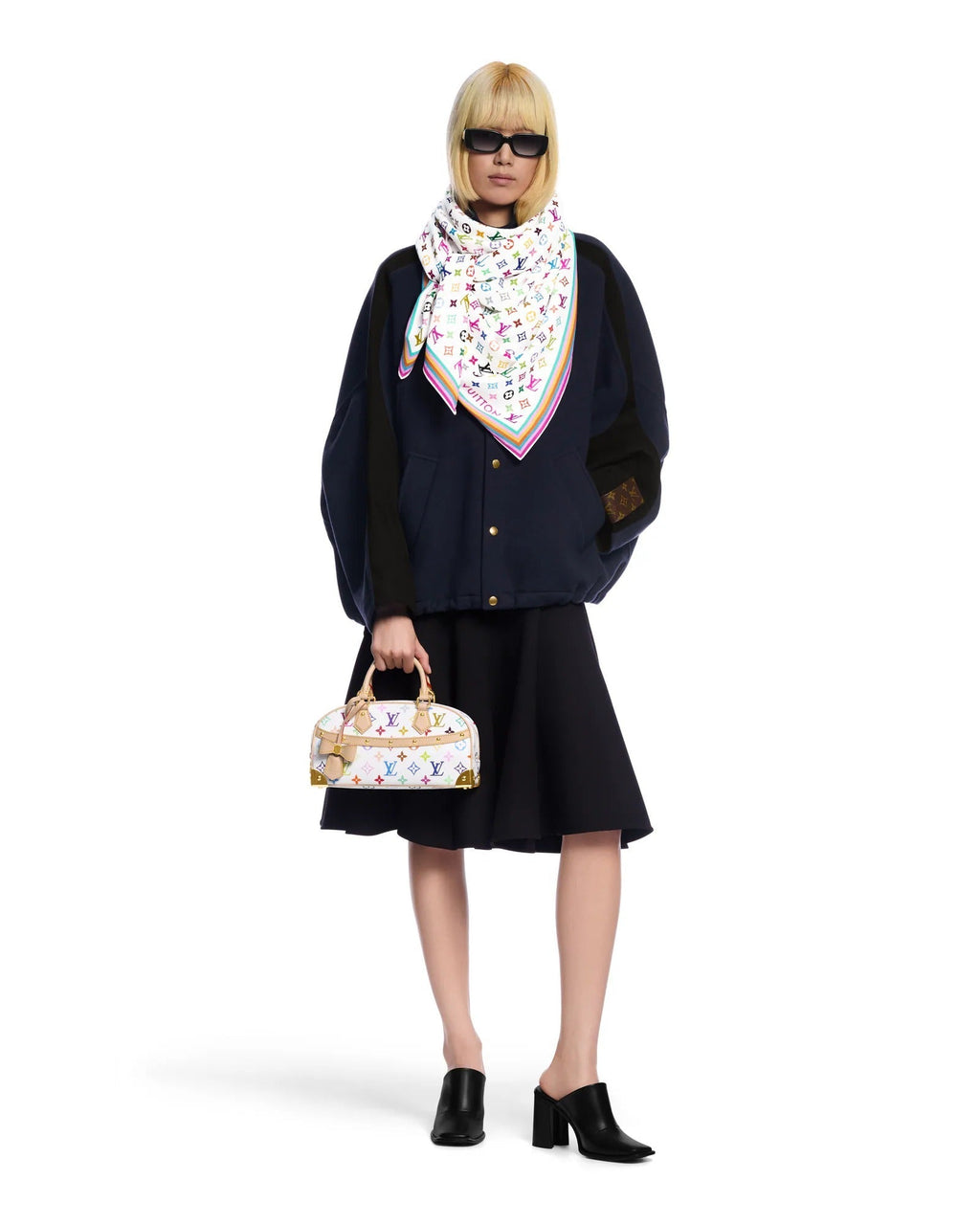 LV x TM Monogram Multicolor Shawl