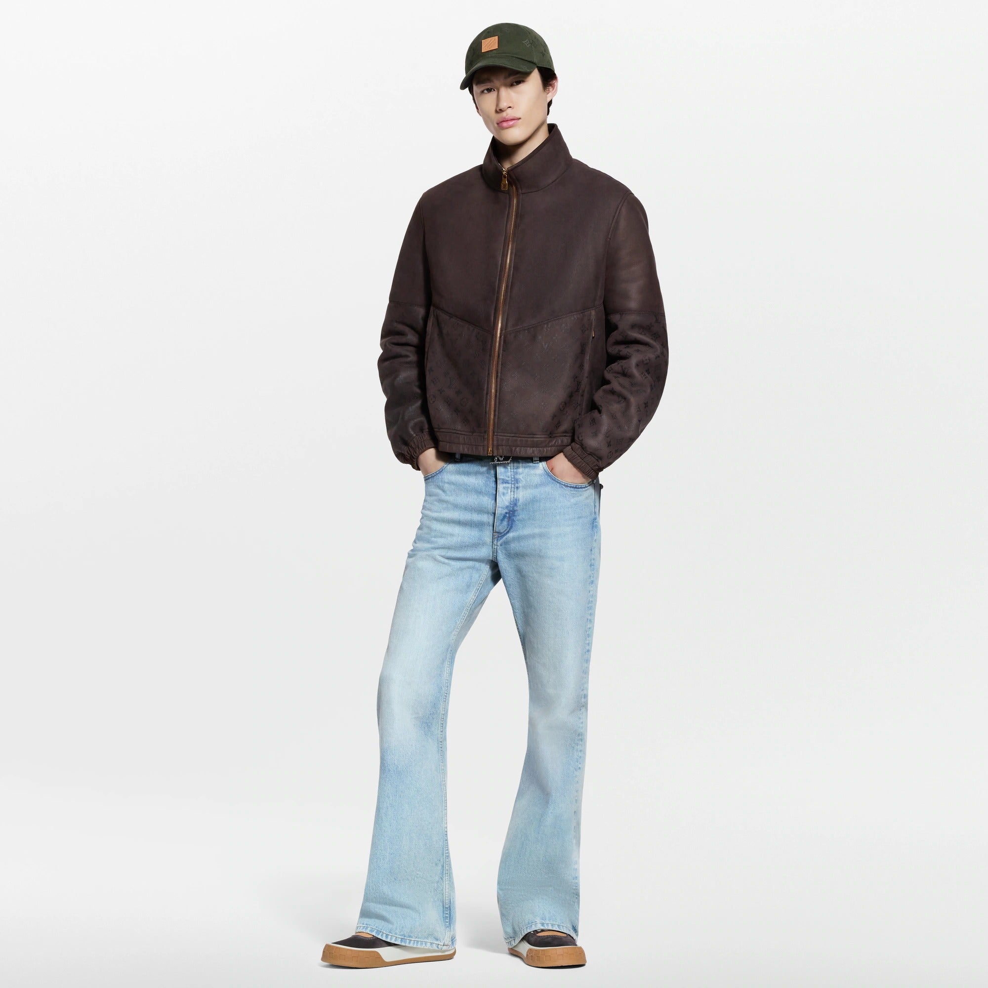 Shearling Track Top