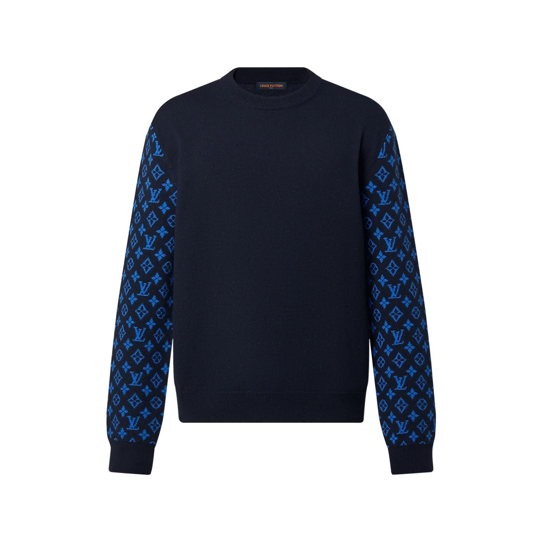 Monogram Mix Cashmere Crewneck