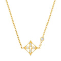 Idylle Blossom Pendant, Yellow Gold And Diamonds