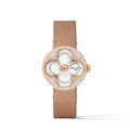 Color Blossom, Quartz, 26 MM, Rose Gold, White Mother-Of-Pearl and Diamonds