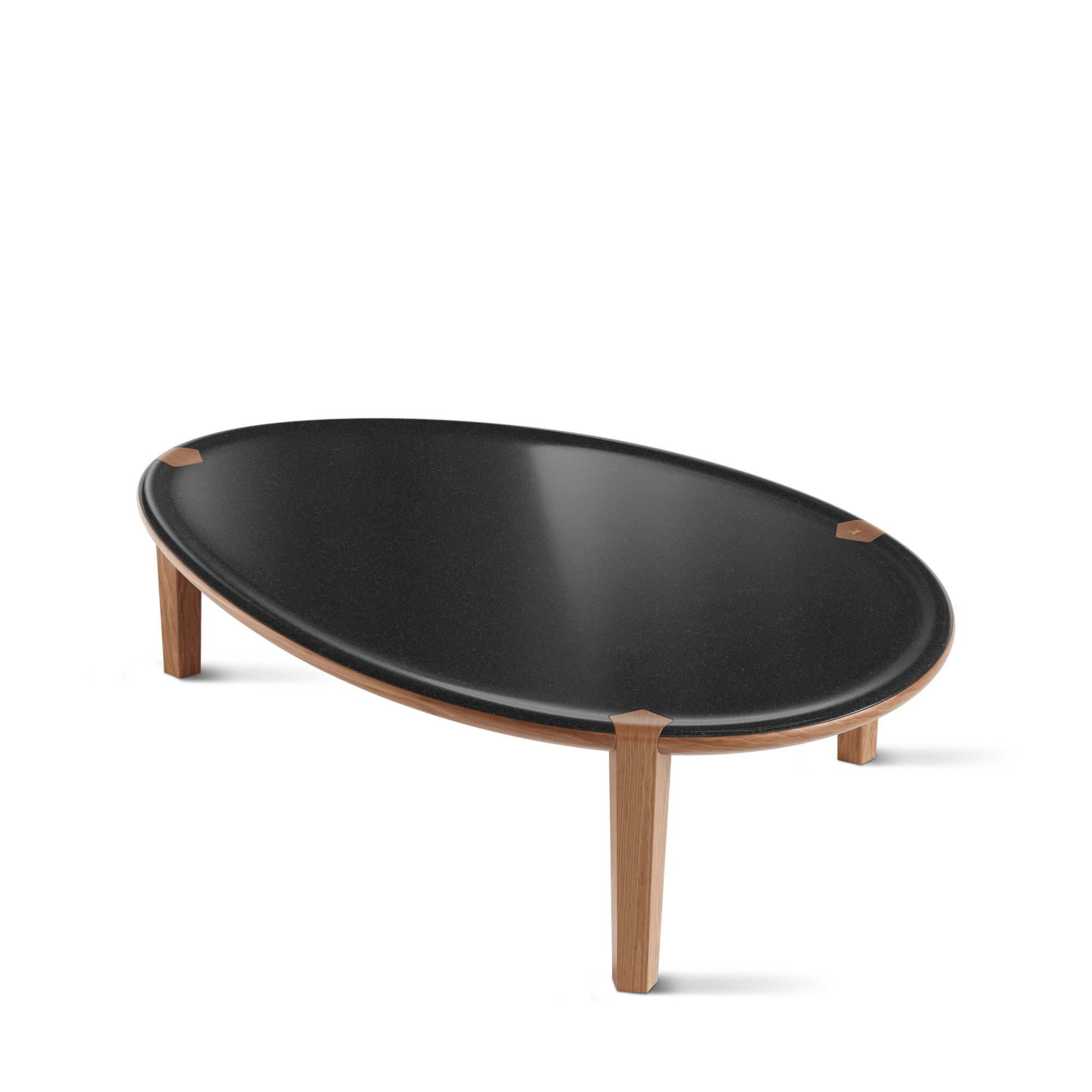 Aqua Coffee Table High - Black Granite