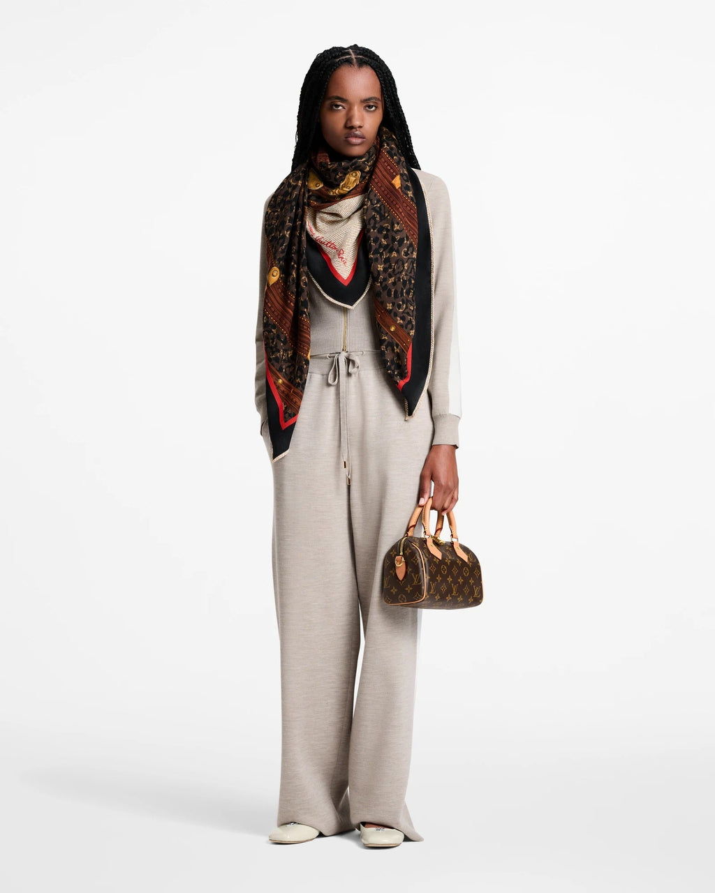 LV Safari Trunk Shawl