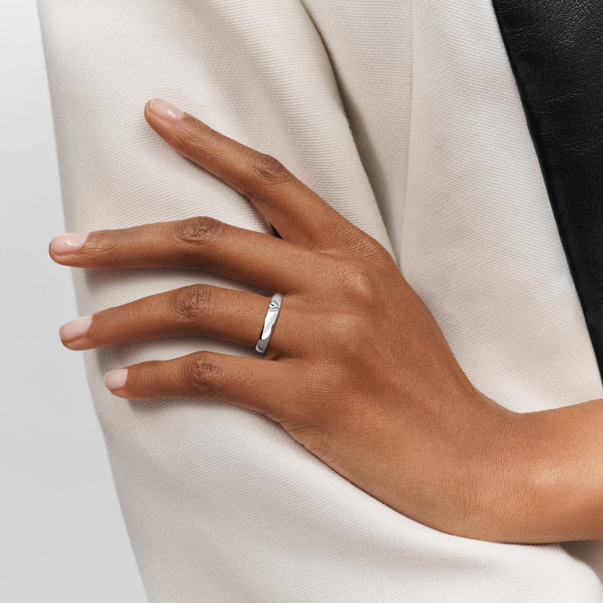LV Volt Multi Wedding Band, White Gold