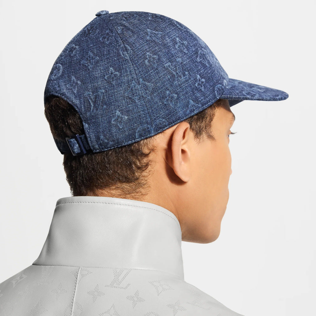 Washed Monogram Ghost Cap