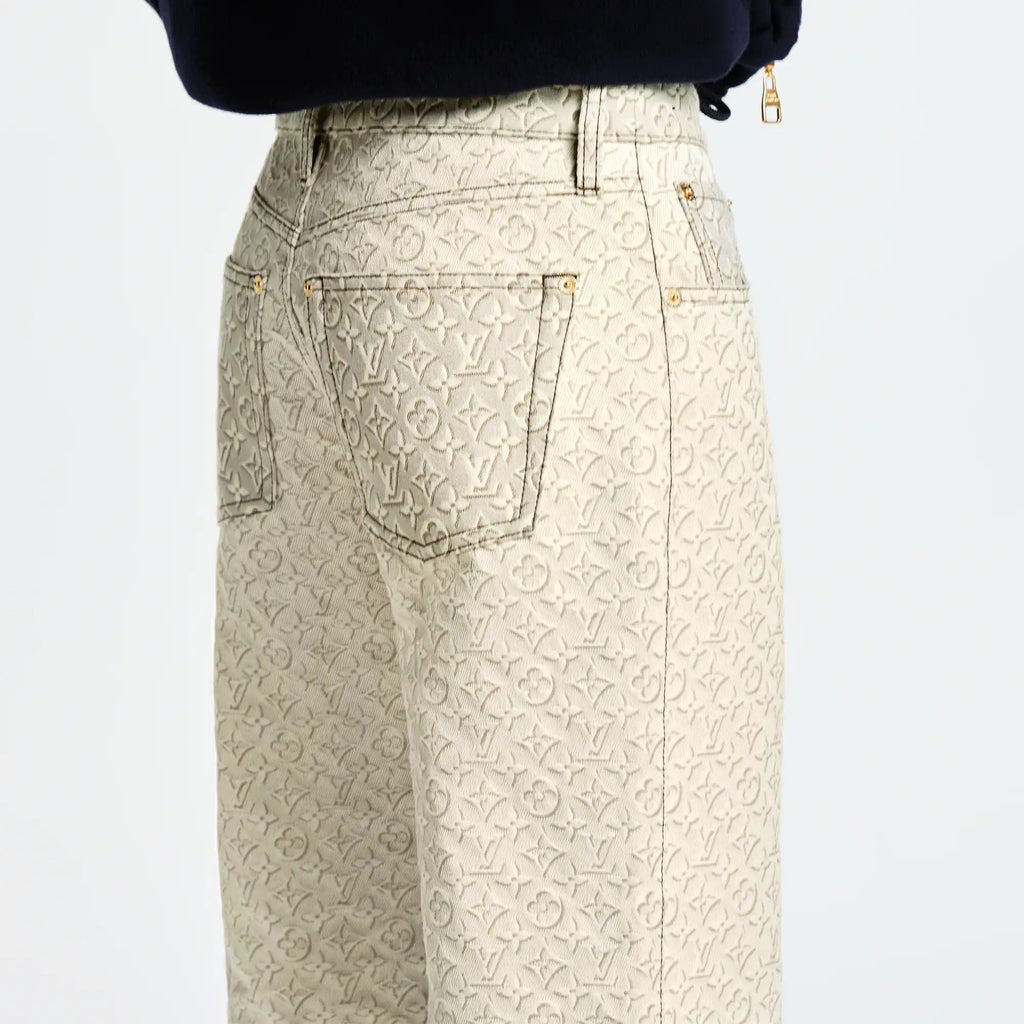 3D Monogram Jeans