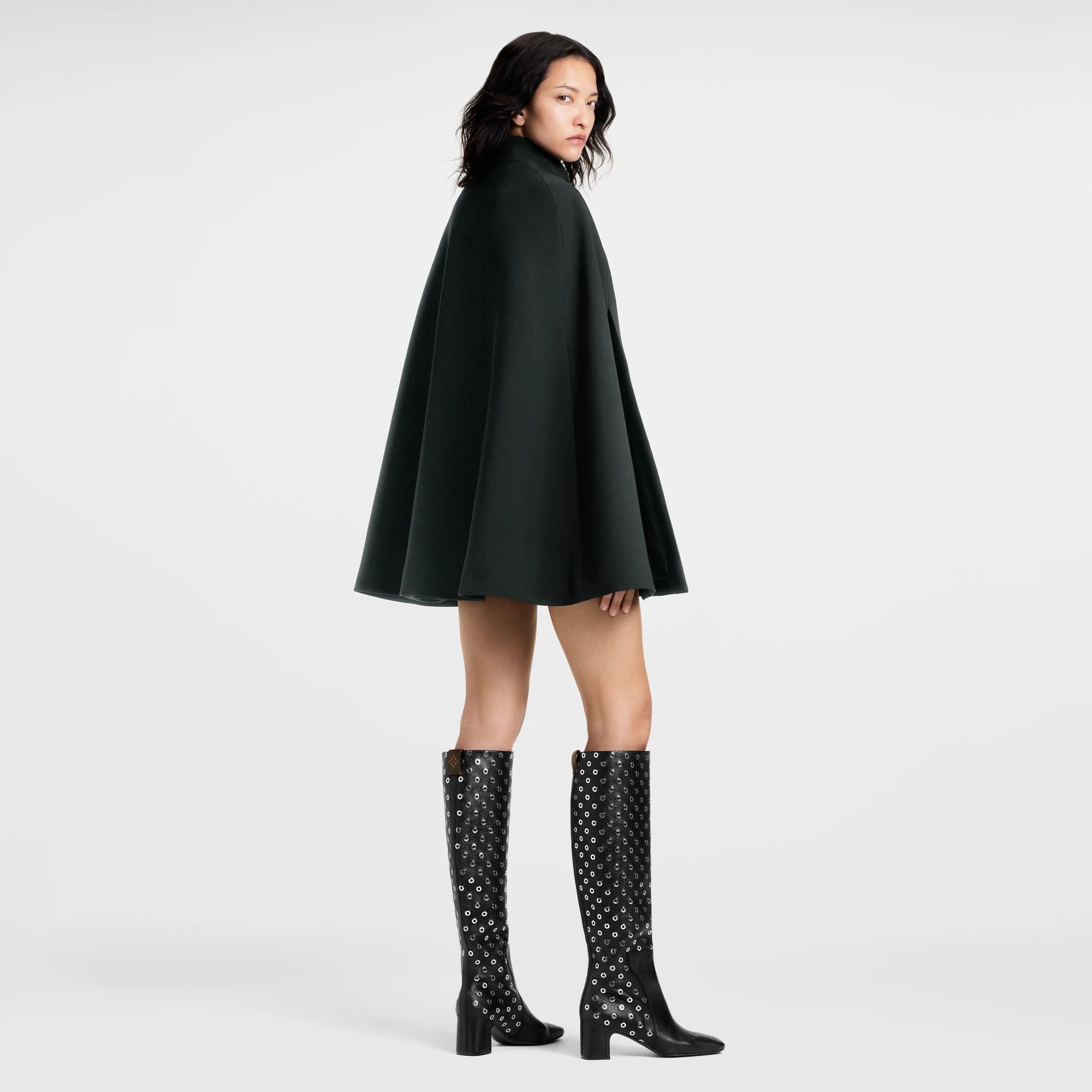 High Collar Cape Coat